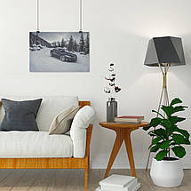 Плакат "Тесла, Tesla, Model S", 40×60см, фото 4