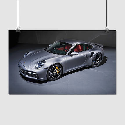 Плакат "Порш 911 Турбо, Porsche 911 Turbo S", 36×60см, фото 1