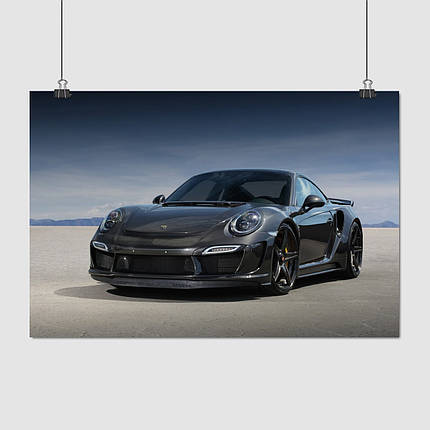Плакат "Порш 911 Турбо, Porsche 911 Turbo S", 40×60см, фото 1