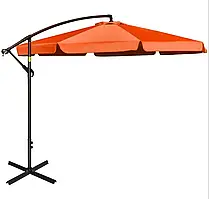 Парасоля садова кутова з нахилом Avko Garden AGU2014 помаранчевий 3м + чохол