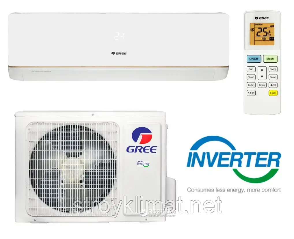 КОНДИЦІОНЕР GREE Bora DC inverter GWH24AAD-K3DNA5A/A6E