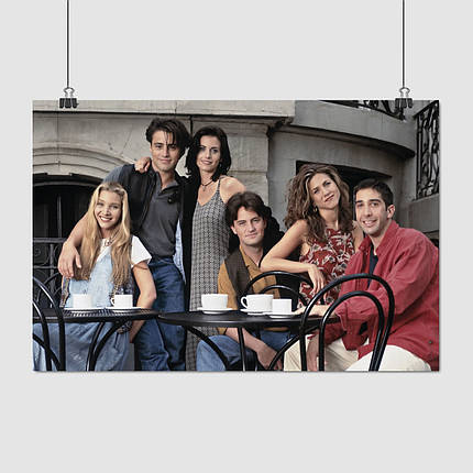 Плакат "Друзі, Friends", 40×60см, фото 1