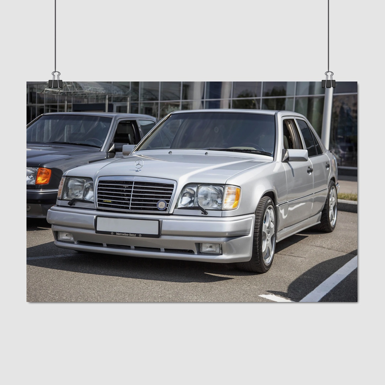 Плакат "Мерседес, Mercedes Benz W124 Carlsson", 40×60см