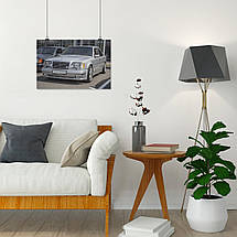 Плакат "Мерседес, Mercedes Benz W124 Carlsson", 40×60см, фото 4