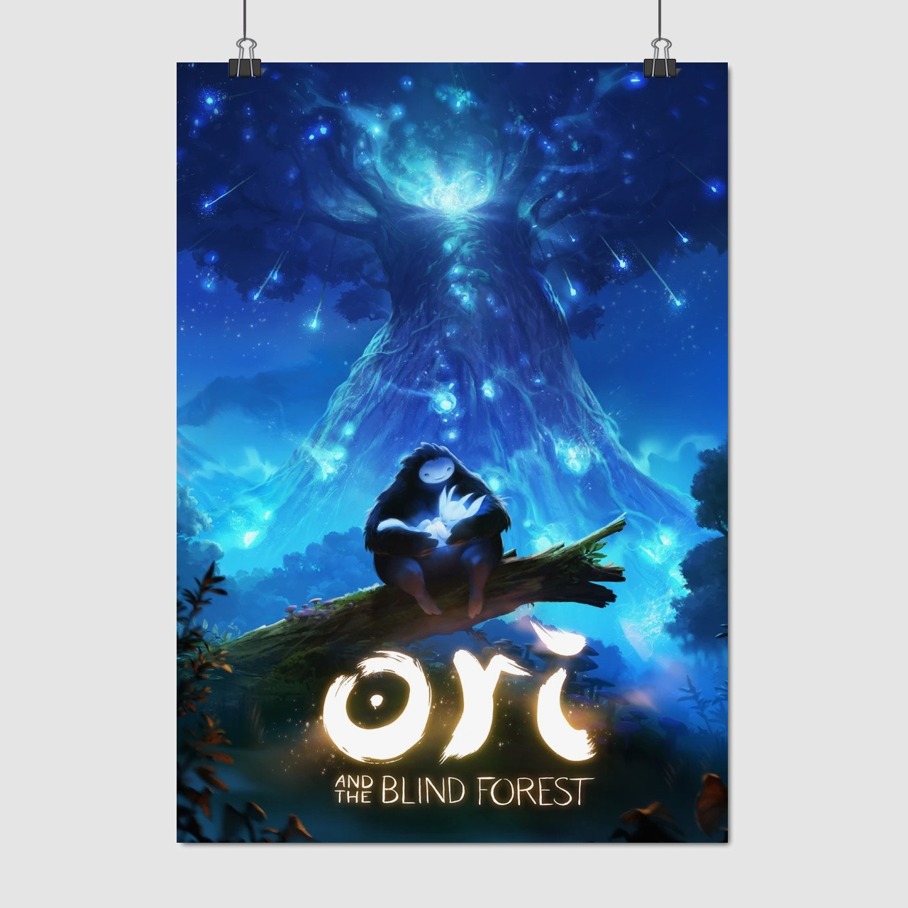 Плакат "Орі та Безвісний ліс, Ori and the Blind Forest", 60×43см