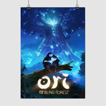 Плакат "Орі та Безвісний ліс, Ori and the Blind Forest", 60×43см, фото 1