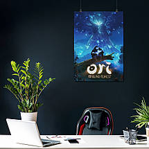 Плакат "Орі та Безвісний ліс, Ori and the Blind Forest", 60×43см, фото 3