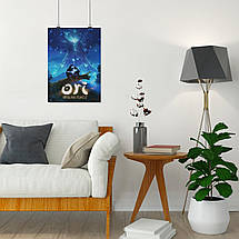 Плакат "Орі та Безвісний ліс, Ori and the Blind Forest", 60×43см, фото 4
