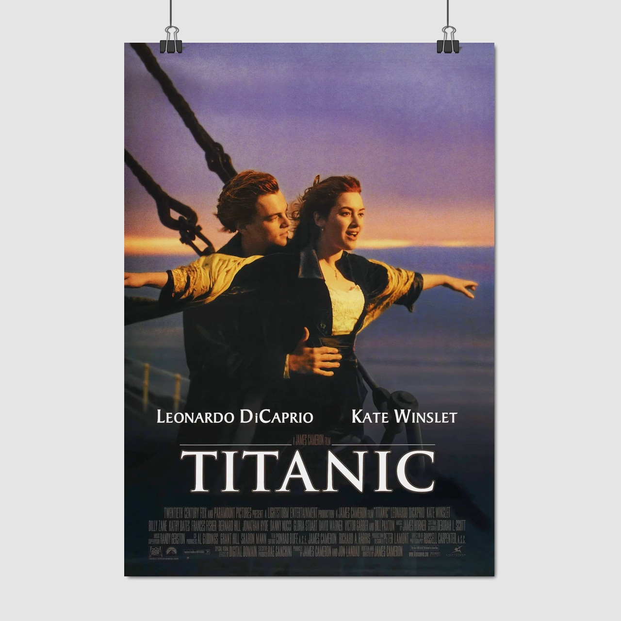 Плакат "Титанік, Titanic (1997)", 60×42см
