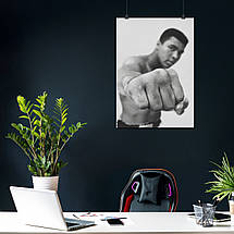 Плакат "Мохаммед Алі, Кассіус Клей, боксер, Muhammad Ali", 60×43см, фото 4