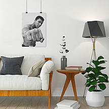Плакат "Мохаммед Алі, Кассіус Клей, боксер, Muhammad Ali", 60×43см, фото 5