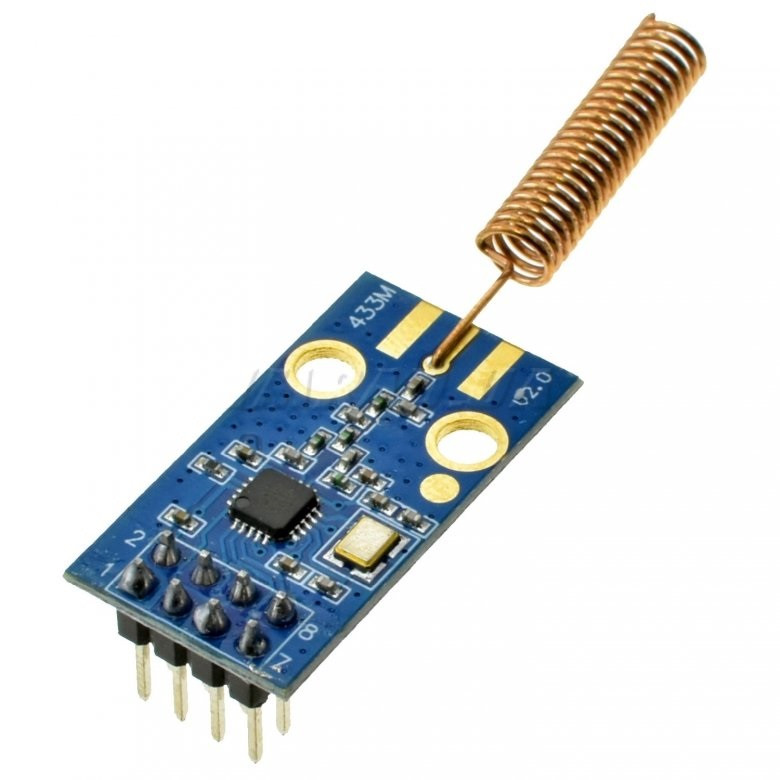Транссивер бездротовий CC1101 433Mhz 10mW, для Arduino, ESP32, STM32, IoT, радіозв’язку, фото 1