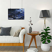 Плакат "Ефект маси, Нормандія влітає у Цитадель, Mass Effect, Normandy", 40×60см, фото 4