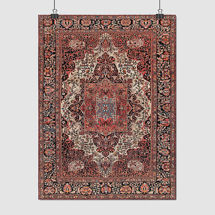 Плакат "Настінний плакат-килим №2", 60×45см, фото 1