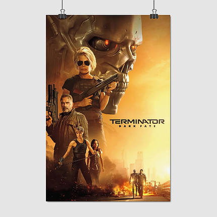 Плакат "Термінатор: Фатум, Terminator: Dark Fate (2019)", 60×40см, фото 1