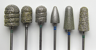 Фрези, пилки, ковпачки, насадки для педикюру