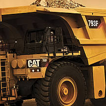 Плакат "Кар'єрний самоскид, Caterpillar Cat-793F", 43×60см, фото 2