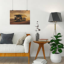 Плакат "Кар'єрний самоскид, Caterpillar Cat-793F", 43×60см, фото 4