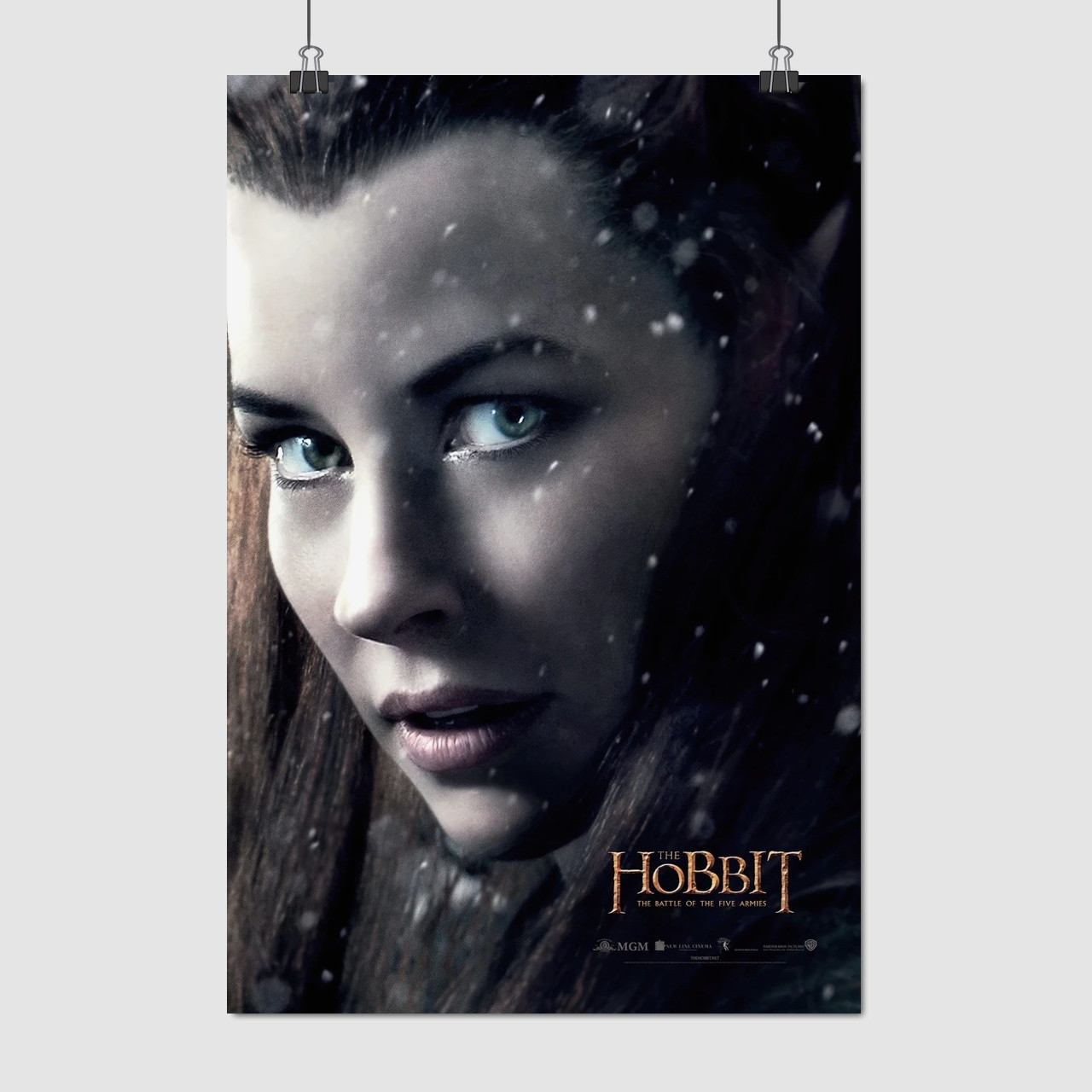 Плакат "Володар перснів, ельфійка Тауріель (Еванджелін Ліллі), Hobbit, Lord Of The Rings", 60×41см