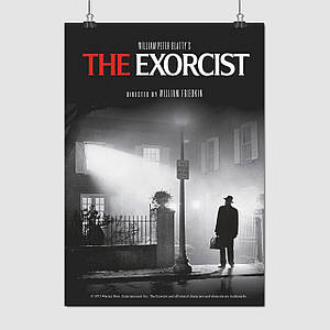 Плакат "Екзорцист, Той, що виганяє диявола, The Exorcist (1973)", 60×42см