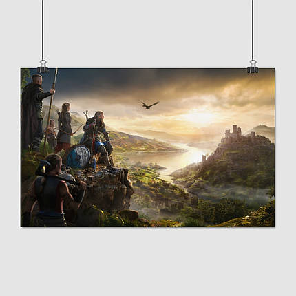 Плакат "Кредо асасіна, Вальгалла, Assassin's Creed, Valhalla", 38×60см, фото 1