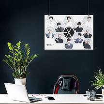 Плакат "EXO", 43×60см, фото 4