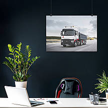 Плакат "Трак Рено, тягач, Renault T X-Road", 43×60см, фото 3