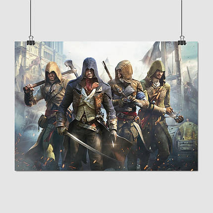 Плакат "Кредо асасіна: Єдність, Assassin's Creed: Unity", 43×60см, фото 1