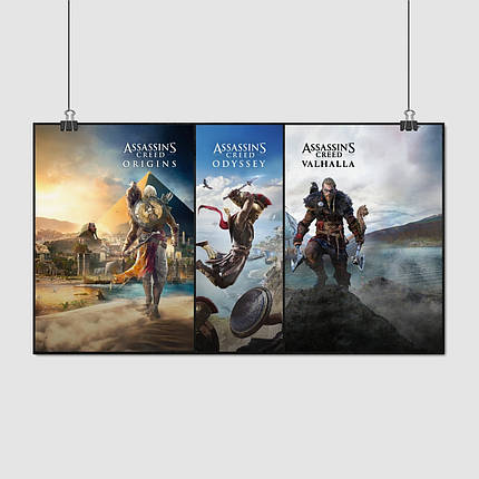 Плакат "Кредо асасіна, Assassin's Creed", 34×60см, фото 1