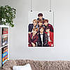 Плакат "БТС, групове фото всіх учасників, Bangtan Boys, BTS", 60×43см, фото 6