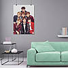 Плакат "БТС, групове фото всіх учасників, Bangtan Boys, BTS", 60×43см, фото 8