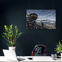 Плакат "Пілот у винищувачі F-16 Fighting Falcon", 40×60см, фото 4