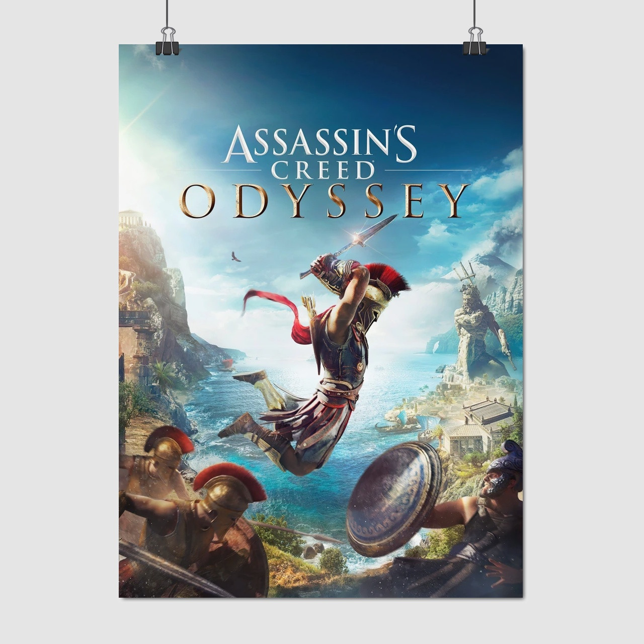 Плакат "Кредо асасіна: Одіссея, Assassin's Creed", 60×44см