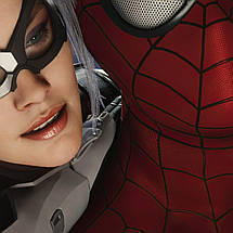 Плакат "Людина-павук і Чорна кішка, Феліція Харді, Spider-Man, Black Cat", 40×60см, фото 3