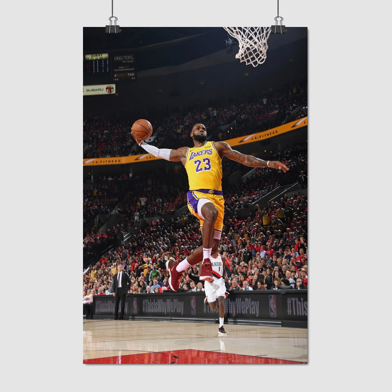 Плакат "Баскетболіст Джеймс Леброн, Lebron James", 60×40см