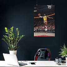Плакат "Баскетболіст Джеймс Леброн, Lebron James", 60×40см, фото 3
