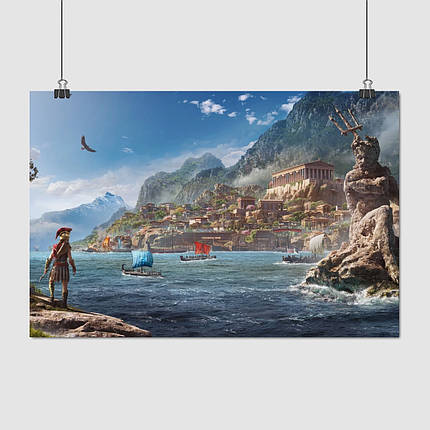 Плакат "Кредо асасіна: Одіссея, Assassin's Creed: Odyssey", 60×40см, фото 1