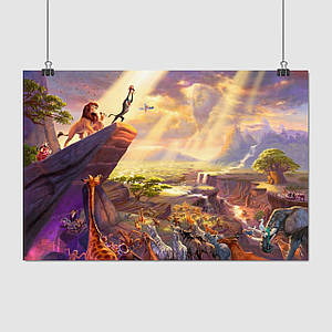 Плакат "Король Лев, Lion King", 45×60см