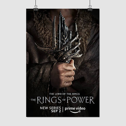 Плакат "Володар перснів: Персні влади, Rings of Power", 60×41см, фото 1