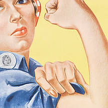Плакат "Клепальниця Розі, Говард Міллер (1942), We Can Do It!", 60×47см, фото 2