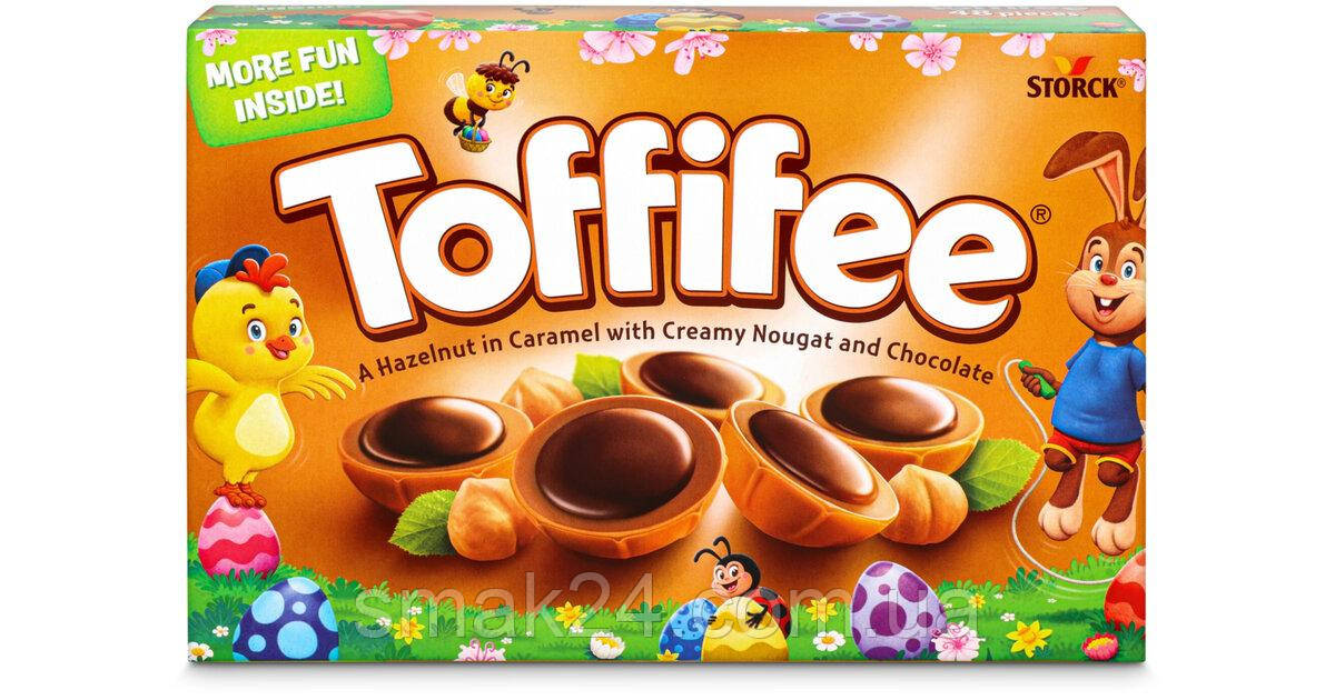Цукерки Toffifee фундук у карамелі з кремовою нугою і шоколадом (2шт х 200 г) 400 г Німеччина
