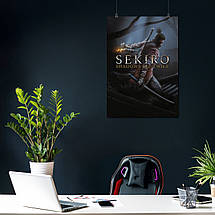 Плакат "Однорукий вовк: Тіні вмирають двічі, Sekiro: Shadows Die Twice", 60×43см, фото 3