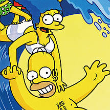 Плакат "Сімпсони, Simpsons", 60×38см, фото 3