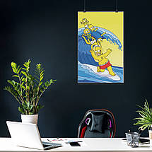 Плакат "Сімпсони, Simpsons", 60×38см, фото 4
