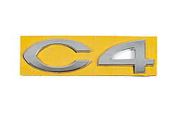Напис C4 8665.Y4 (108мм на 30мм) для Citroen C-4 2004-2010 рр