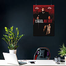 Плакат "Янгольське серце, Роберт де Ніро, Міккі Рурк, Angel Heart (1987)", 60×41см, фото 4