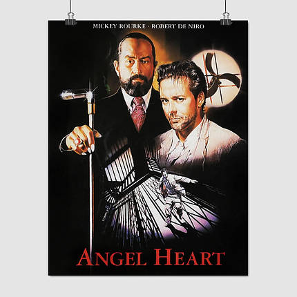 Плакат "Янгольське серце, Роберт де Ніро, Міккі Рурк, Angel Heart (1987)", 60×47см, фото 1