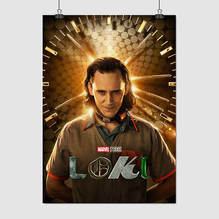 Плакат "Локі, Том Гіддлстон, Loki", 60×43см, фото 1