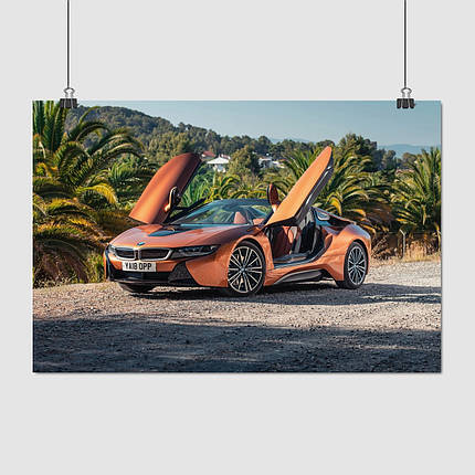 Плакат "BMW i8", 40×60см, фото 1