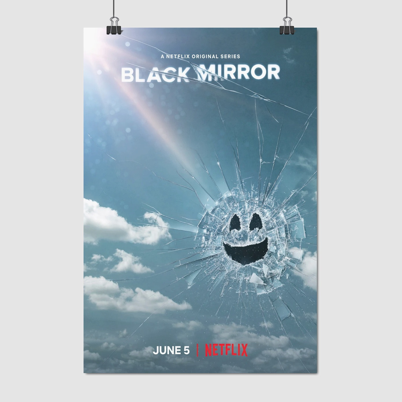 Плакат "Чорне дзеркало, Black Mirror, Season 5 Episode 4", 60×41см